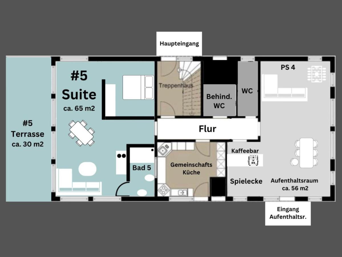 Haus Zwischen Den Wehlen Bei Buesum, 16 Personen Villa Westerdeichstrich Exterior foto